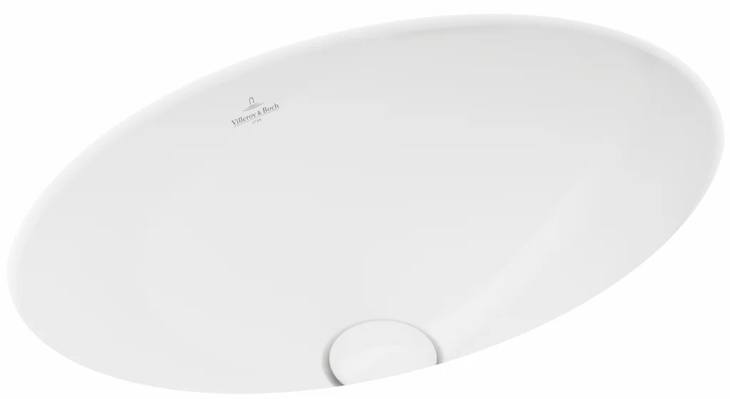 Villeroy & Boch Loop & Friends Unterbauwaschbecken 4A5400, oval, Weiß Alpin CeramicPlus