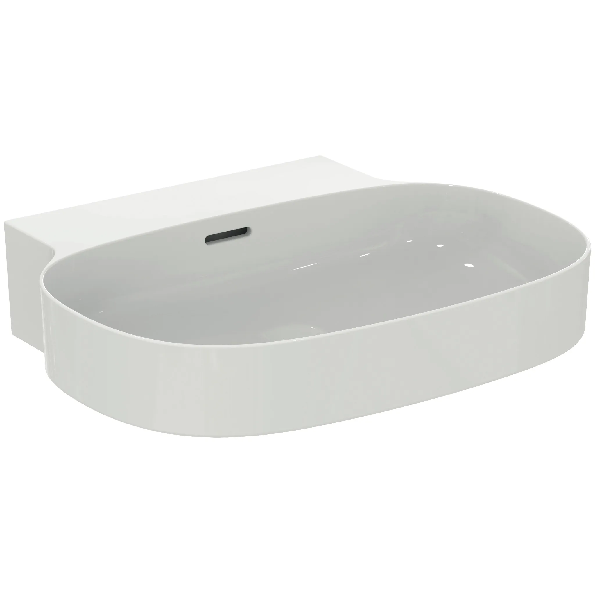 Waschbecken „Linda-X“ 60 × 50 × 13,5 cm in Weiß
