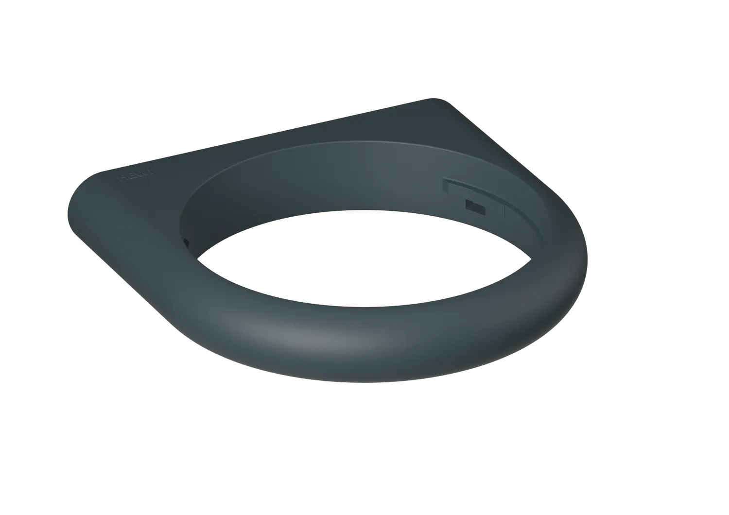 HEWI Halter der Serie 477, anthrazitgrau HEWI Halter der Serie 477, anthrazitgrau