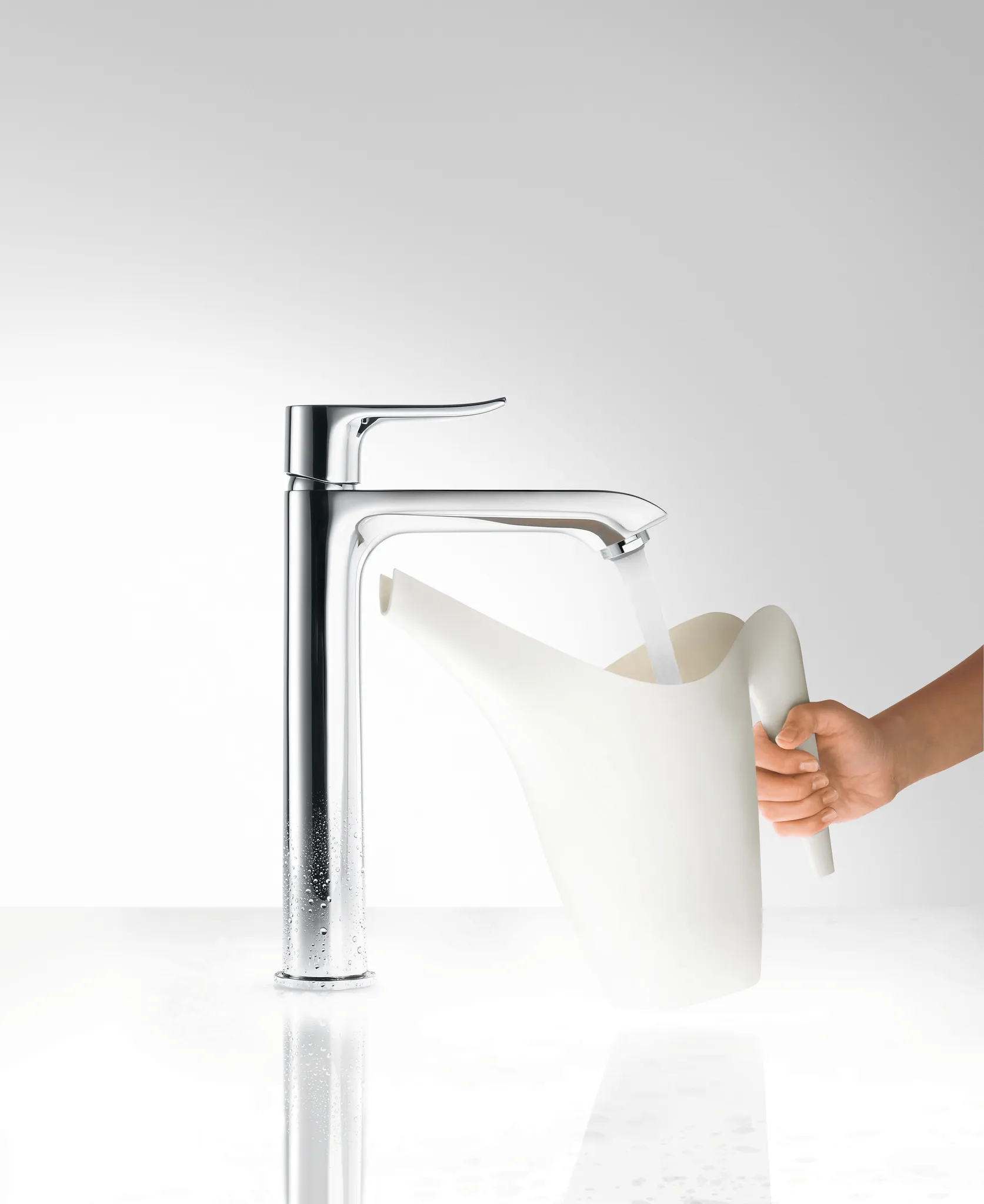 Hansgrohe Mischer Metris Einhebel-Waschtischmischer 200 mit Zugstangen-Ablaufgarnitur, Chrom