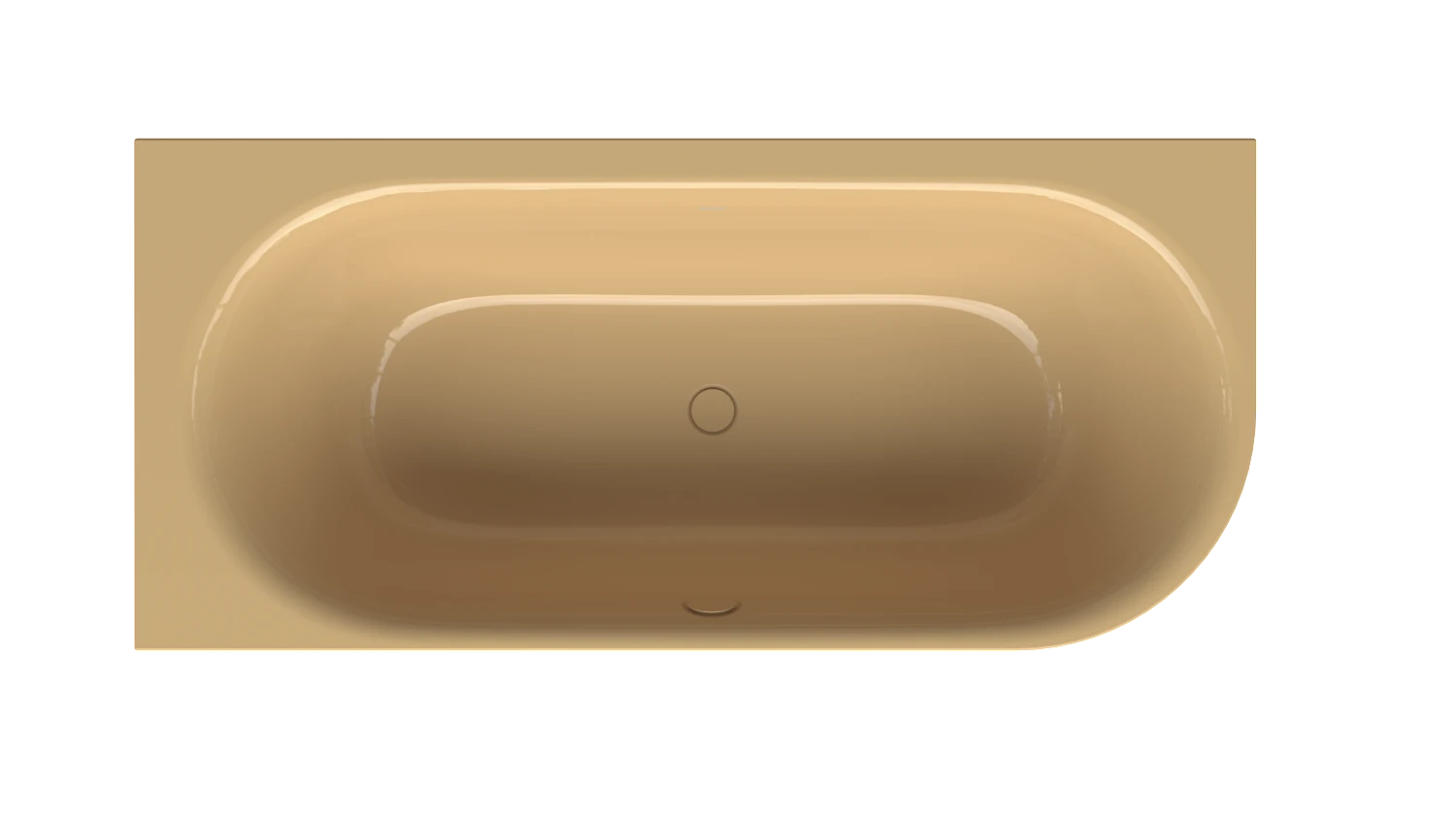Bette oval Badewanne „BetteLux Oval IV Silhouette“ 175 × 80 cm in Curry Bette oval Badewanne „BetteLux Oval IV Silhouette“ 175 × 80 cm in Curry