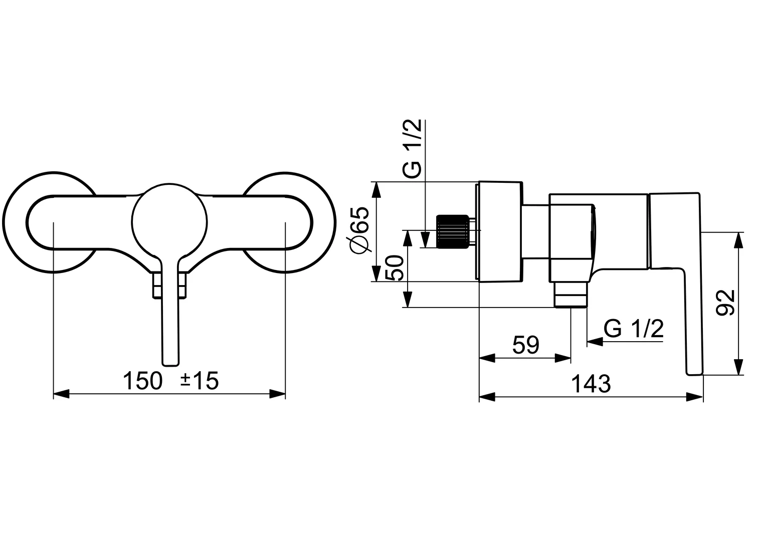HansaVANTIS Duscharmatur Hansavantis 2022 EHM Brausebatterie 5245 Chrom Pinhebel HansaVANTIS Duscharmatur Hansavantis 2022 EHM Brausebatterie 5245 Chrom Pinhebel
