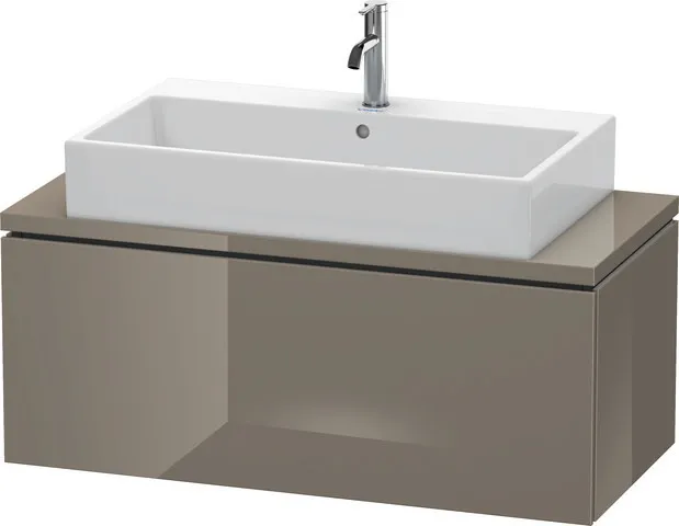 Duravit Waschtischunterschrank wandhängend „L-Cube“ 102 × 40 × 47,7 cm Flannel Grey Hochglanz Duravit Waschtischunterschrank wandhängend „L-Cube“ 102 × 40 × 47,7 cm Flannel Grey Hochglanz