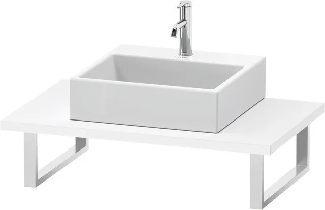 Duravit Konsole „L-Cube“ in Weiß Hochglanz