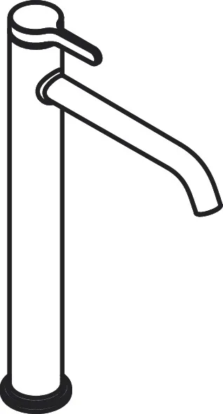 Hansgrohe AXOR One Einhebel-Waschtischmischer 260 mit Hebelgriff, Chrom Hansgrohe AXOR One Einhebel-Waschtischmischer 260 mit Hebelgriff, Chrom