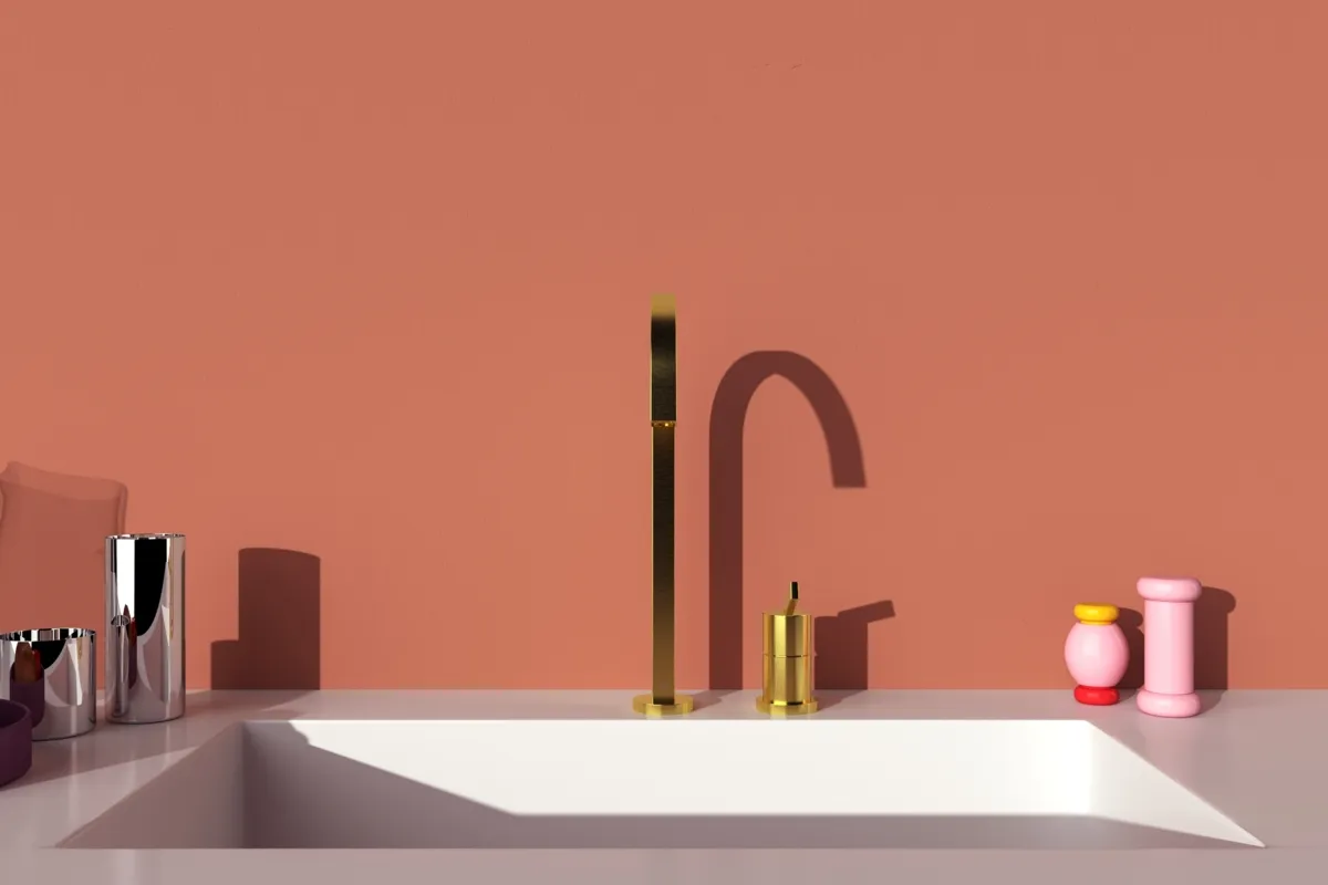 Ideal Standard Gusto 2-Loch-Küchenarmatur BD423A2 Brushed Gold Ideal Standard Gusto 2-Loch-Küchenarmatur BD423A2 Brushed Gold