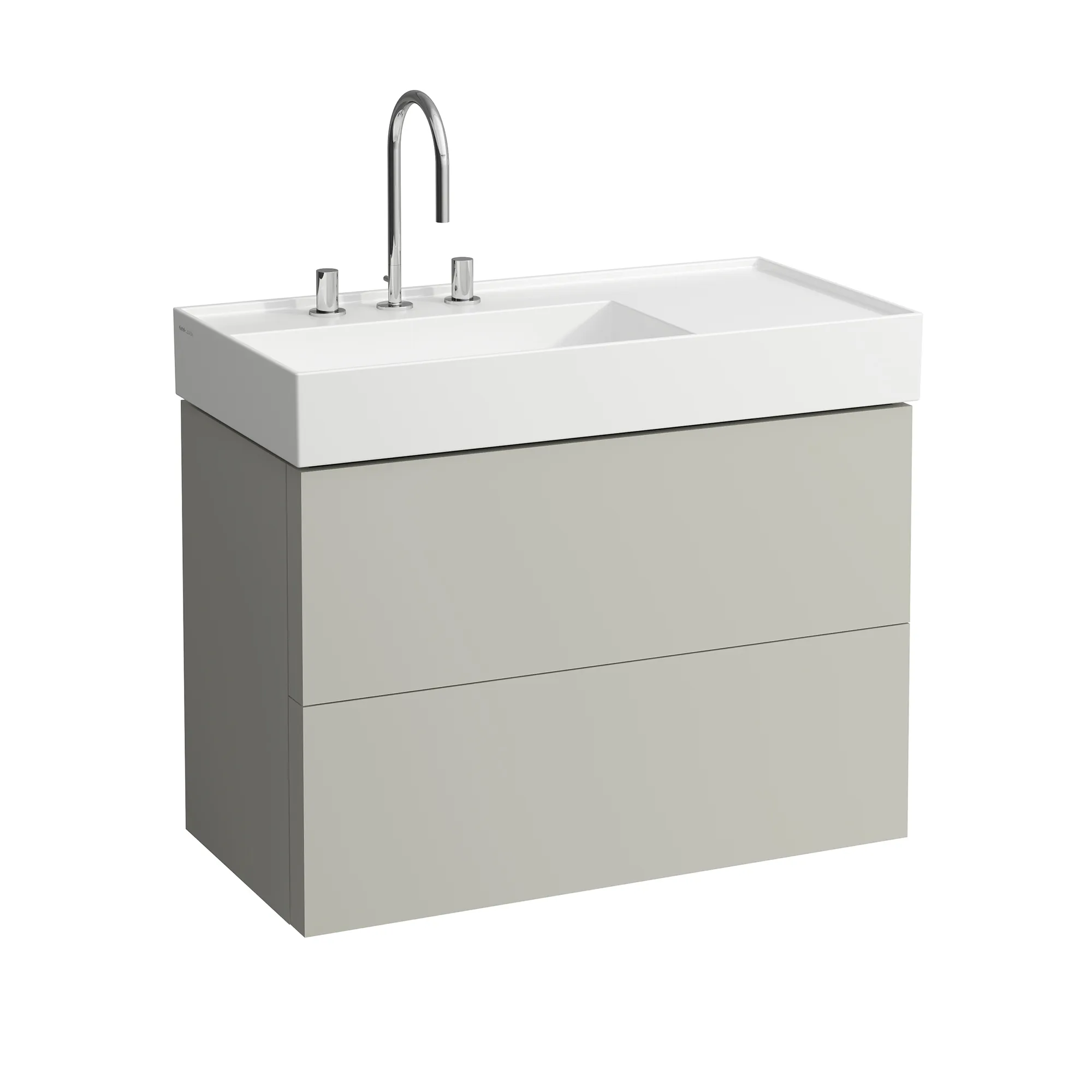 Laufen Waschtischunterbau „Kartell“ 450 × 600 × 880 mm Kieselgrau