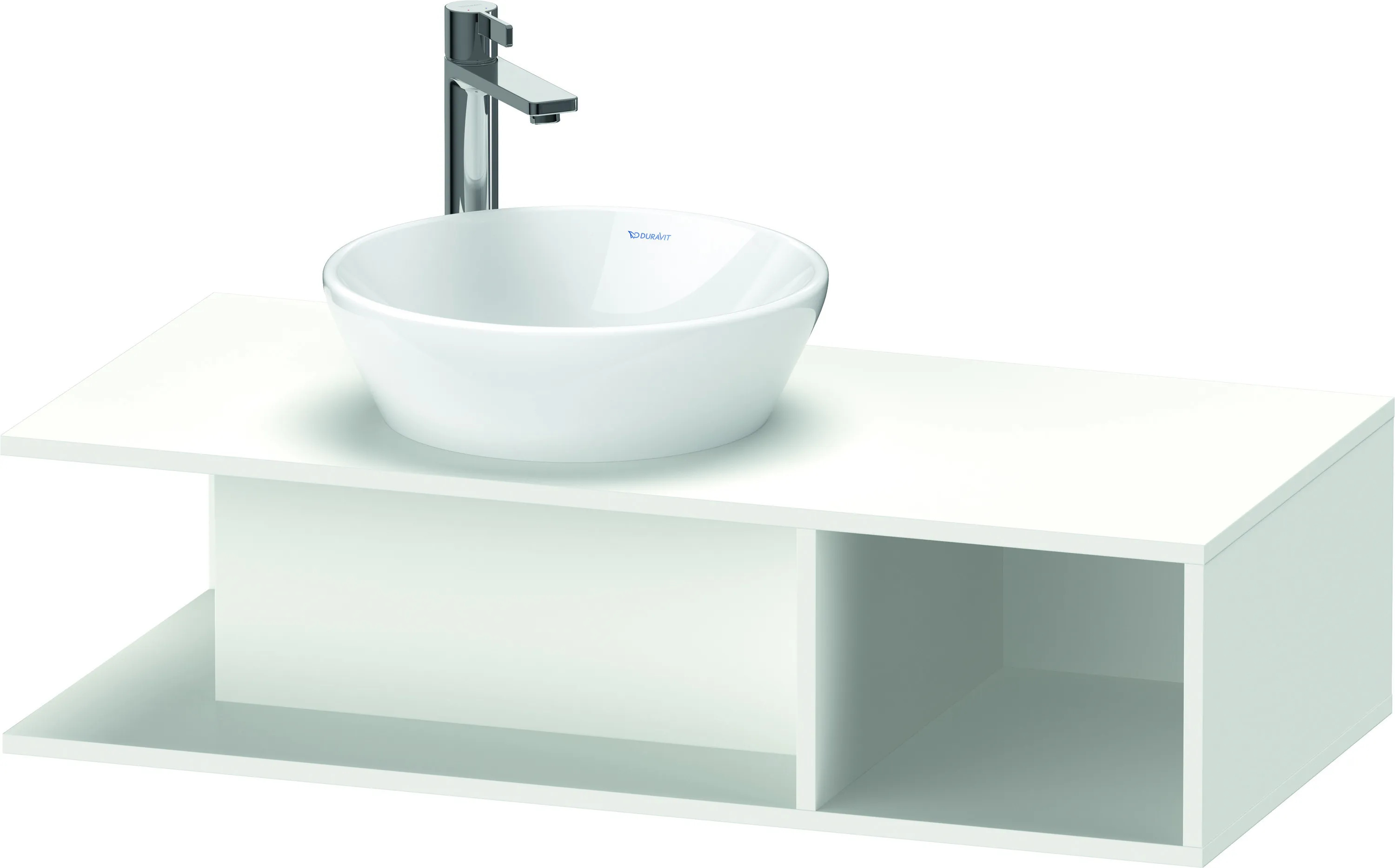 Duravit Waschtischunterschrank wandhängend „D-Neo“ 100 × 26 × 48 cm Weiß Matt Duravit Waschtischunterschrank wandhängend „D-Neo“ 100 × 26 × 48 cm Weiß Matt