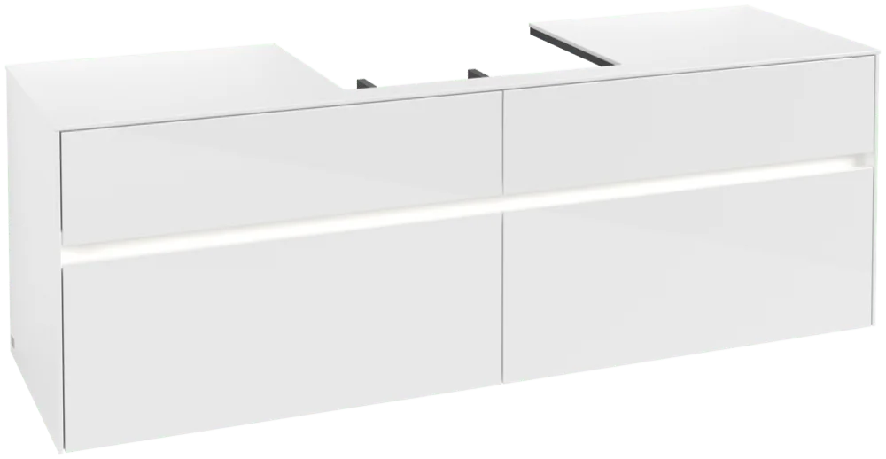 Villeroy & Boch Collaro Waschbeckenunterschrank C025B0 Glossy White