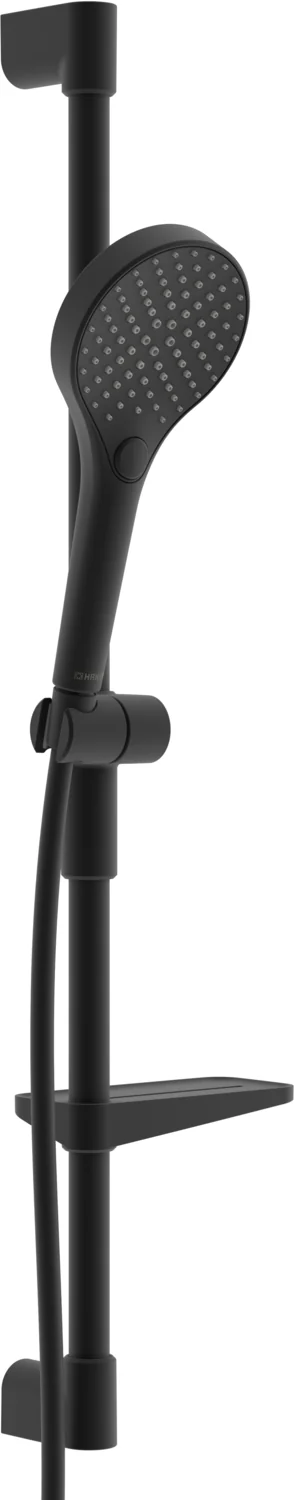 HansaVIVA Wandstangen-Brausenset Hansaviva 2023, Matt-Schwarz