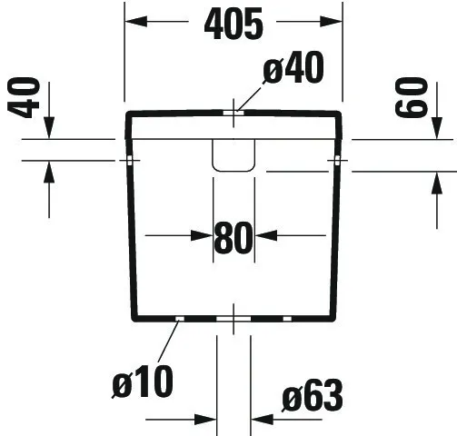Spülkasten „Darling New“ 40,5 × 39,5 × 16 cm Spülkasten „Darling New“ 40,5 × 39,5 × 16 cm