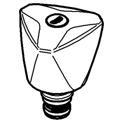 Grohe Oberteil 41819, DN 15, ABS-Kronengriff, mit Fettkammer, Rückflussverhinderer, chrom Grohe Oberteil 41819, DN 15, ABS-Kronengriff, mit Fettkammer, Rückflussverhinderer, chrom