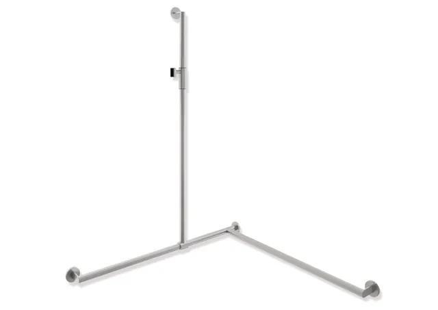HEWI Duschhandlauf System 900 PG57 Edelstahl, schliff, verschiebbarer Brausehalter, 1250mm HEWI Duschhandlauf System 900 PG57 Edelstahl, schliff, verschiebbarer Brausehalter, 1250mm