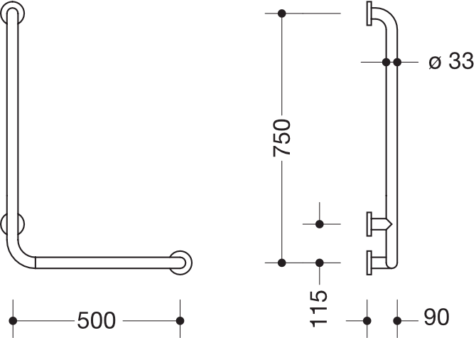 HEWI Haltegriff „Serie 805“