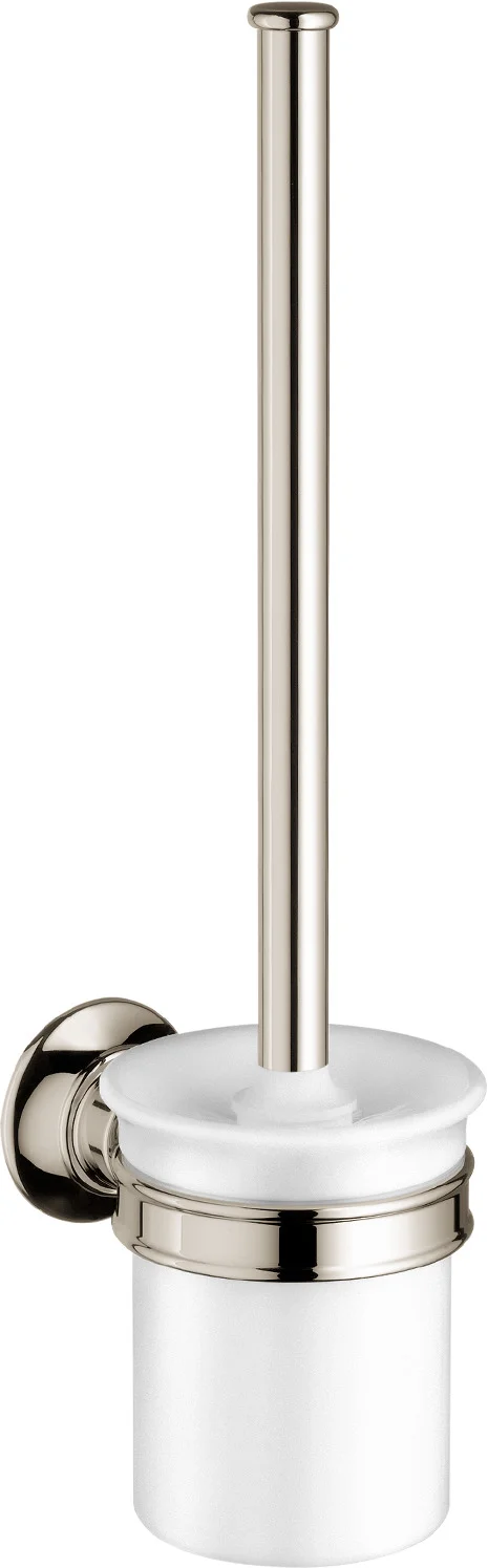 Hansgrohe AXOR Montreux WC-Bürstenhalter Wandmontage Chrom, herausnehmbarer Porzellaneinsatz, Bohrabstand 35 mm, Bohrloch-Durchmesser 6 mm Hansgrohe AXOR Montreux WC-Bürstenhalter Wandmontage Chrom, herausnehmbarer Porzellaneinsatz, Bohrabstand 35 mm, Bohrloch-Durchmesser 6 mm