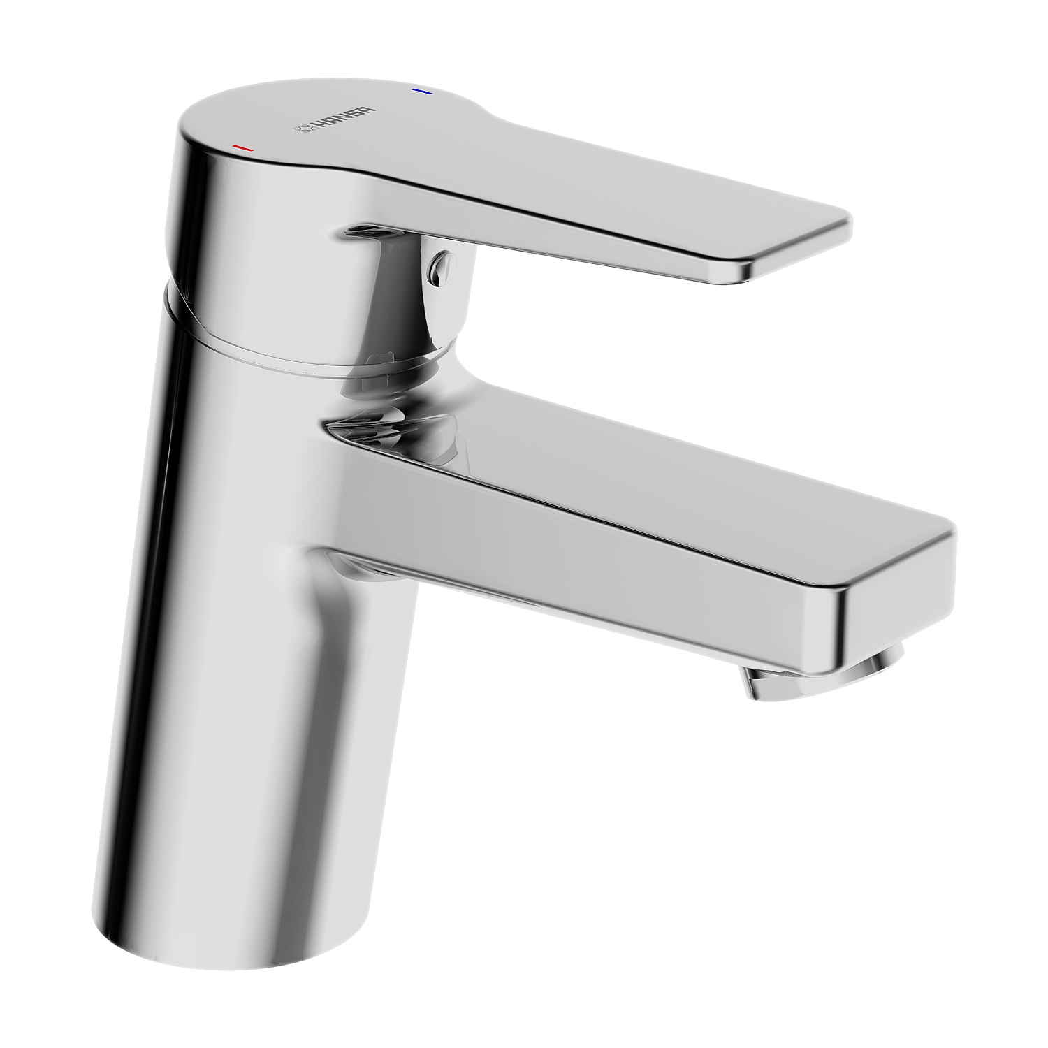 Einhand-Waschtischarmatur „Twist“ Ausladung 121 mm in Chrom Einhand-Waschtischarmatur „Twist“ Ausladung 121 mm in Chrom