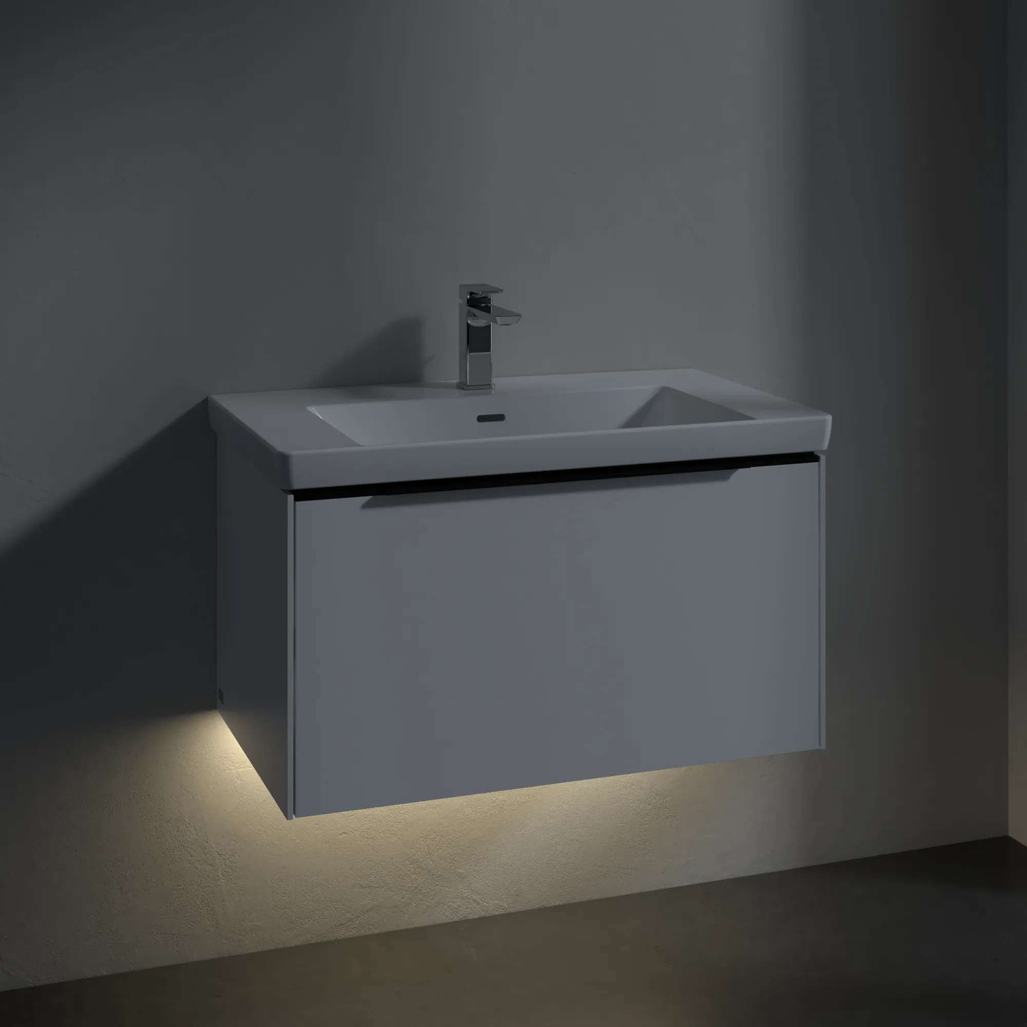 Villeroy & Boch Waschtischunterschrank „Subway 3.0“ für Schrankwaschtisch 772 × 429 × 478 mm Brilliant White, für Becken mittig