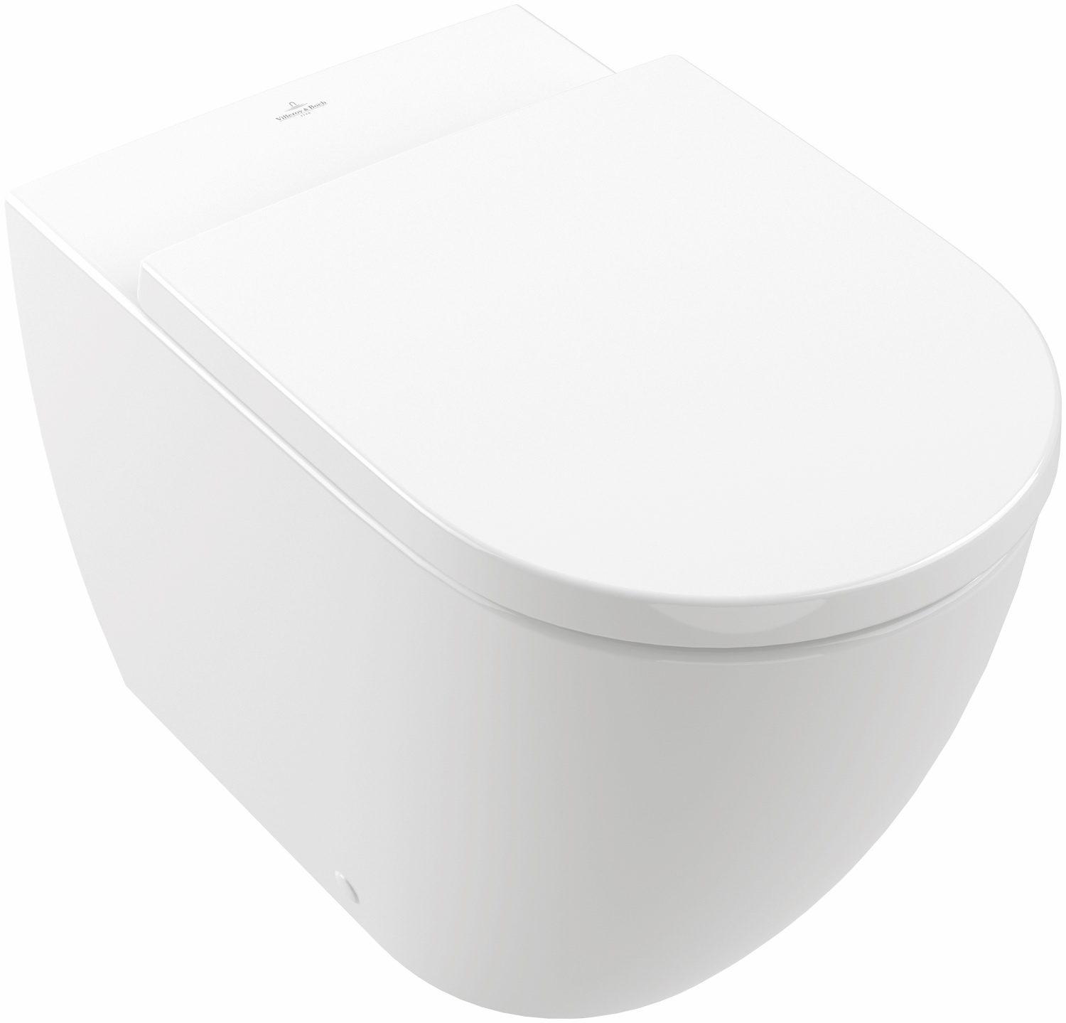 Stand-Tiefspül-WC „Subway 3.0“ 37 × 40 × 60 cm in Weiß Alpin, ohne Spülrand