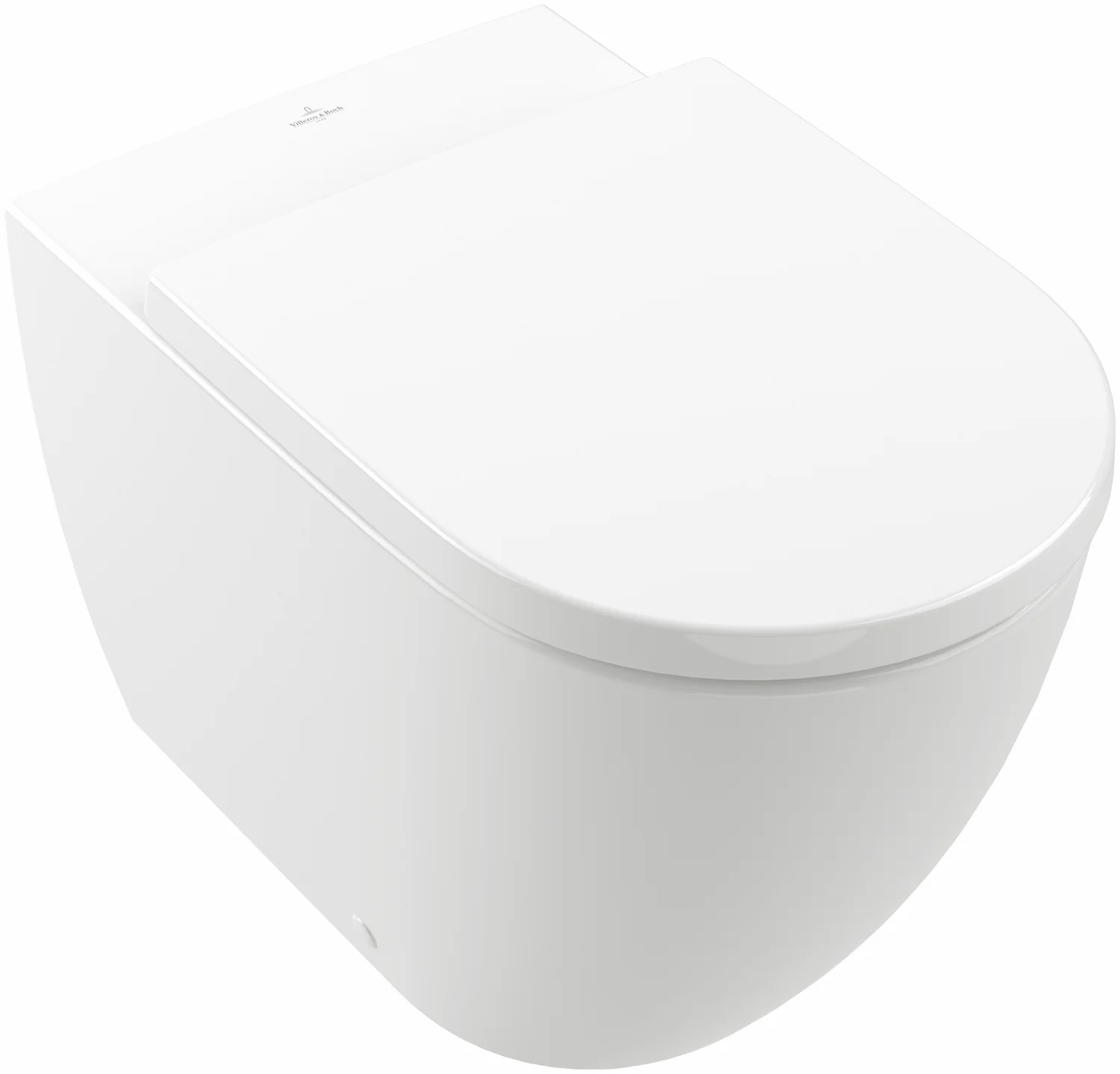 Villeroy & Boch Subway 3.0 Tiefspül-WC spülrandlos, Oval, bodenstehend, Weiß Alpin