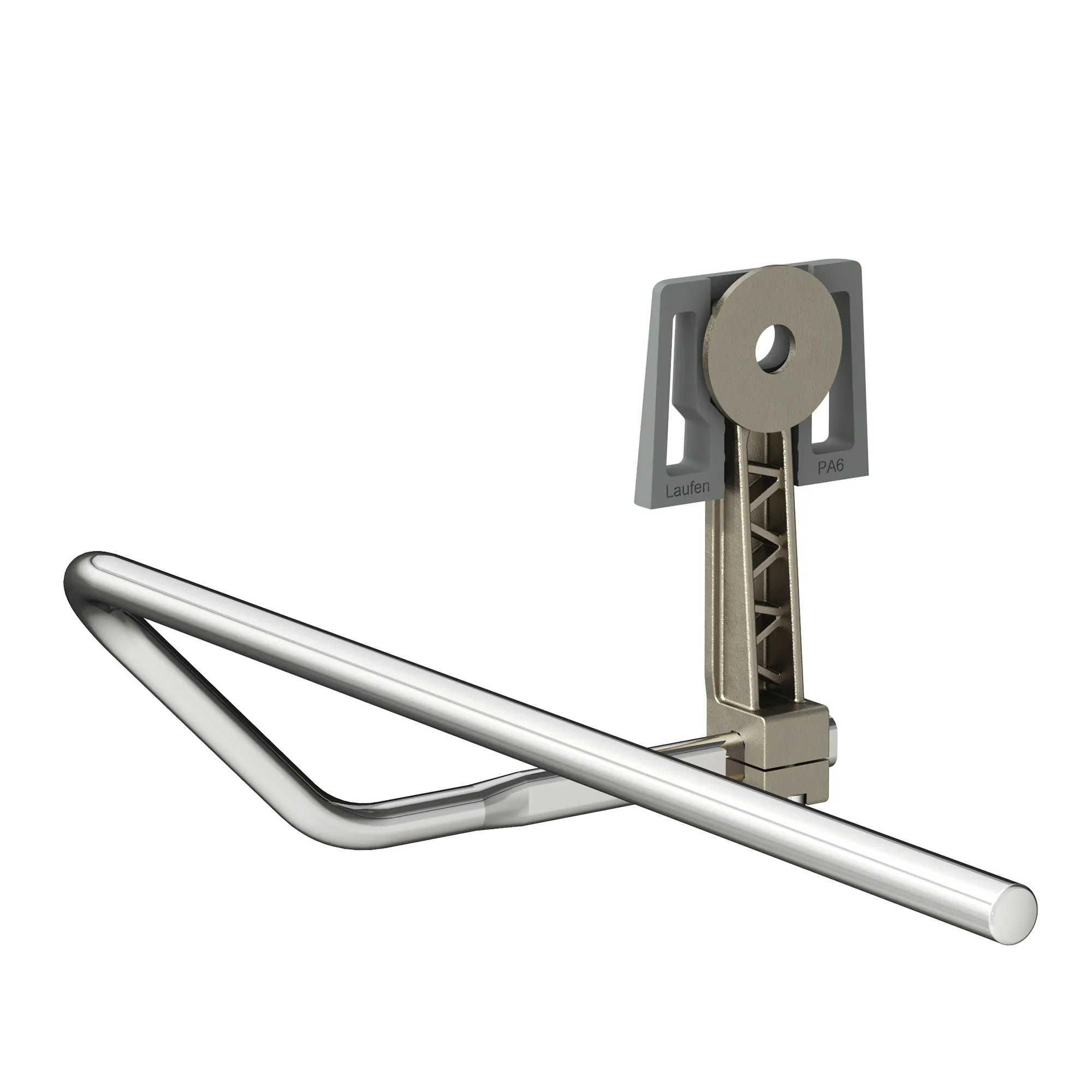 LANI Handtuchhalter lateral links, maximale Belastung: 5 kg, chrom, passend zu Waschtischen Kartell H810332 H810333 LUA H810081 H810082 H810083 H810084 H817086 H814081 MEDA H810112 VAL H810282