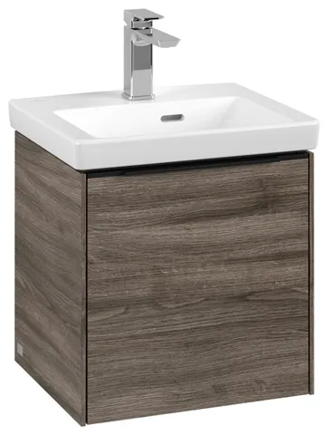 Villeroy & Boch Waschtischunterschrank mit Tür „Subway 3.0“ für Schrankwaschtisch 423 × 429 × 378 mm Stone Oak, 1 Tür, für Becken mittig, Anschlag rechts Villeroy & Boch Waschtischunterschrank mit Tür „Subway 3.0“ für Schrankwaschtisch 423 × 429 × 378 mm Stone Oak, 1 Tür, für Becken mittig, Anschlag rechts