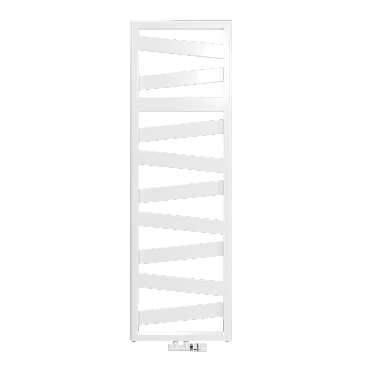 Zehnder Design-Heizkörper „Ribbon“ für Warmwasser-Zentralheizung oder gemischten Betrieb mit 50 mm-Mittelanschluss 50 × 156,7 cm in Black Matt Zehnder Design-Heizkörper „Ribbon“ für Warmwasser-Zentralheizung oder gemischten Betrieb mit 50 mm-Mittelanschluss 50 × 156,7 cm in Black Matt