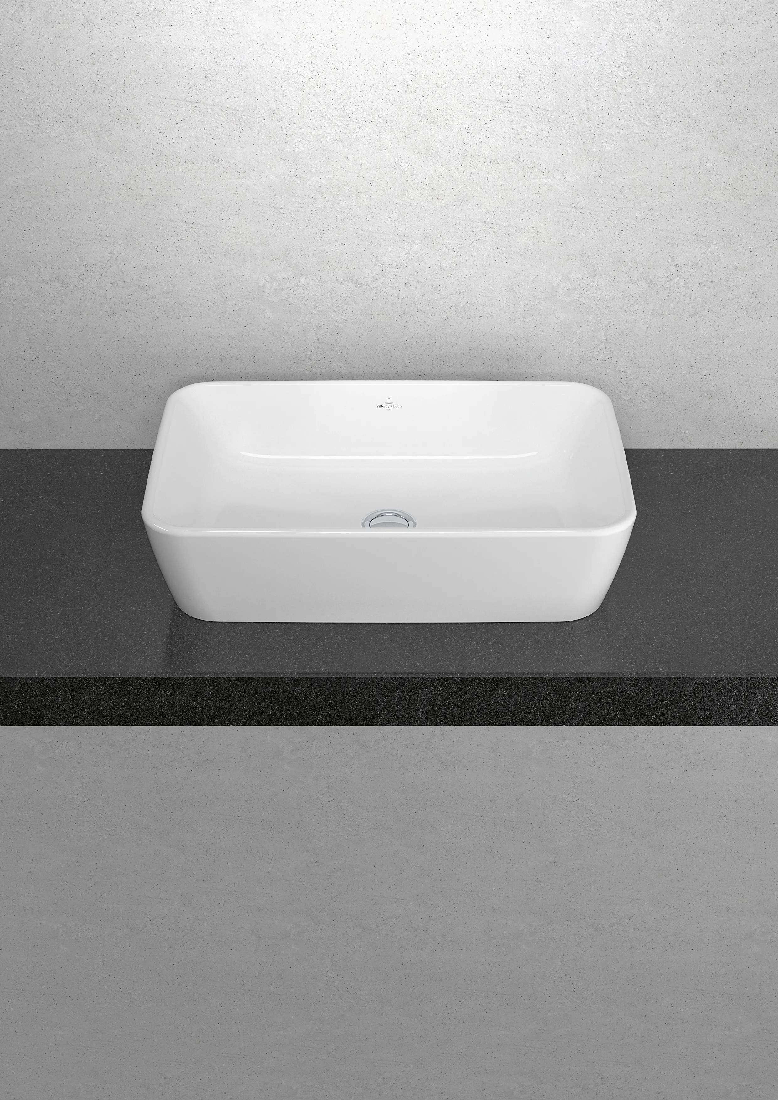 Villeroy & Boch Aufsatzwaschtisch „Architectura“ 600 × 405 × 155 mm in Weiß Alpin Villeroy & Boch Aufsatzwaschtisch „Architectura“ 600 × 405 × 155 mm in Weiß Alpin