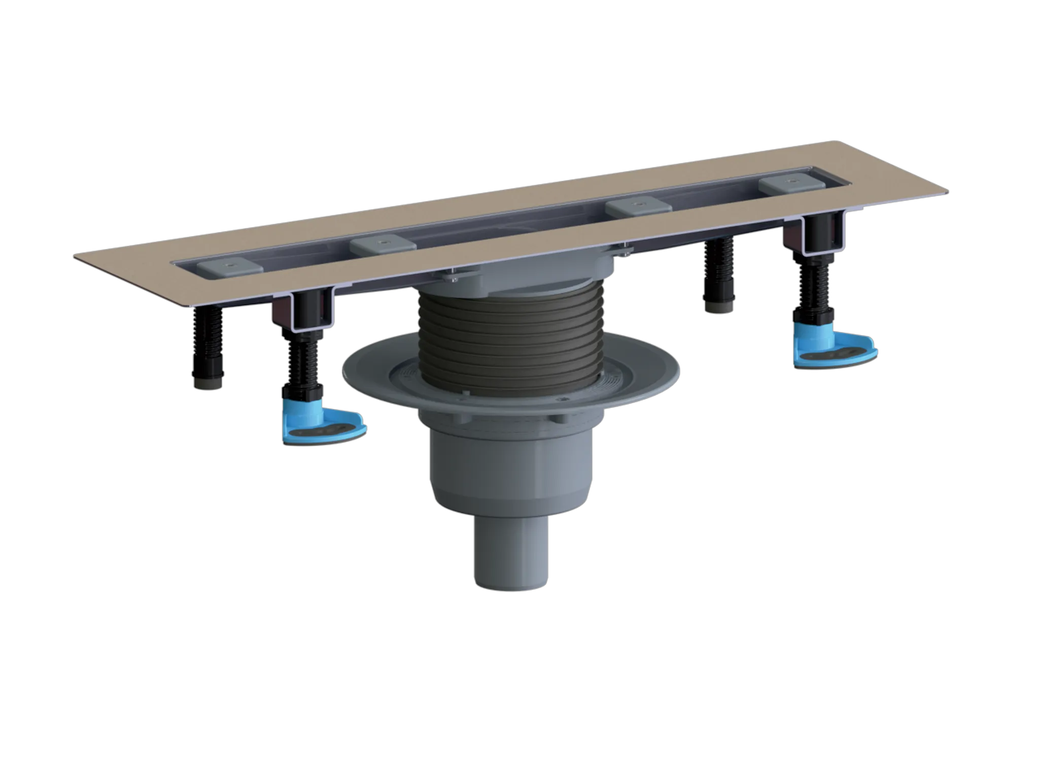 Duschrinne CeraLine senkrecht F 700 mm, DN 50