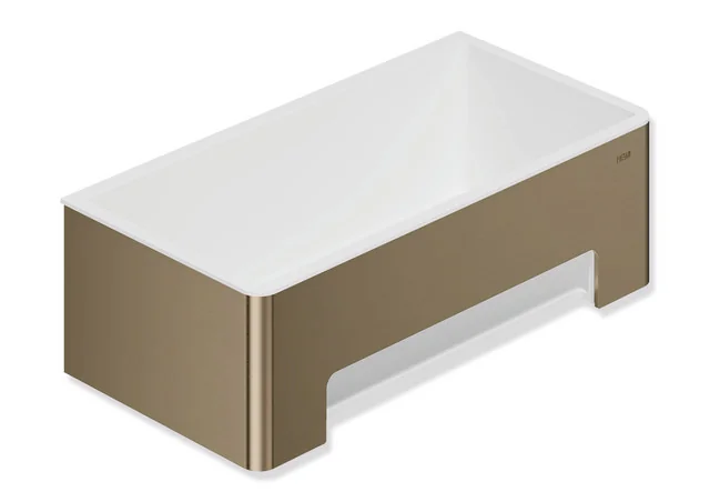 HEWI Duschkorb System 900, PVD, Bronze gebürstet, 220 x 67 x 115 mm