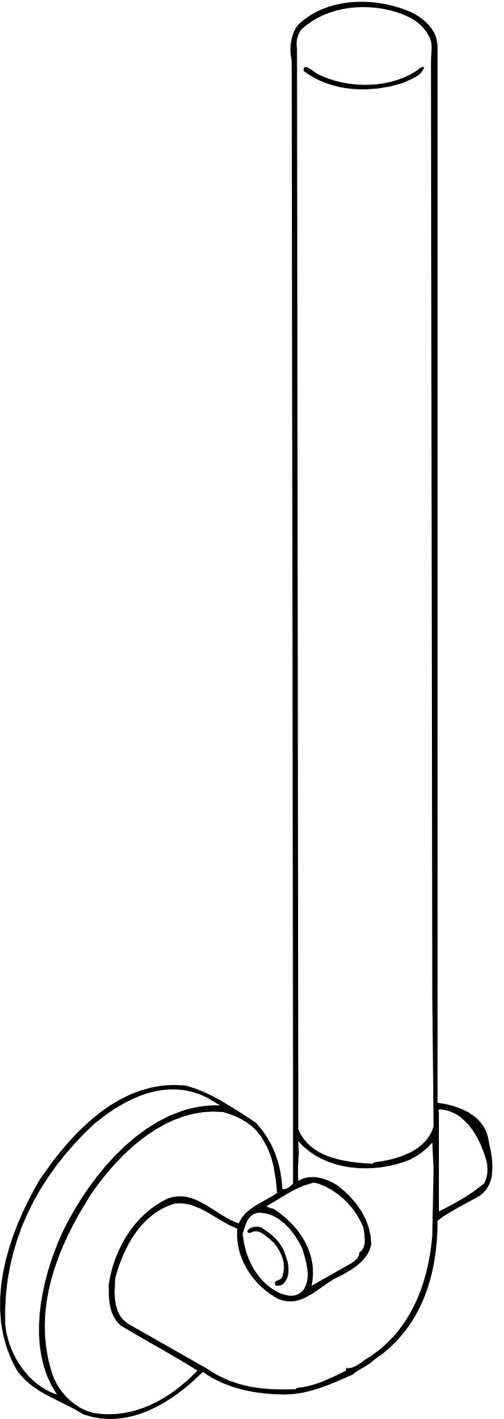 HEWI Reservetoilettenpapierhalter „Serie 801“ 7 × 9,2 × 39,3 cm