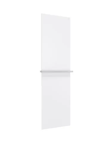 Zehnder Design-Elektroheizkörper „Fina Lean Bar“ 50 × 180 cm in White Aluminium (glänzend)