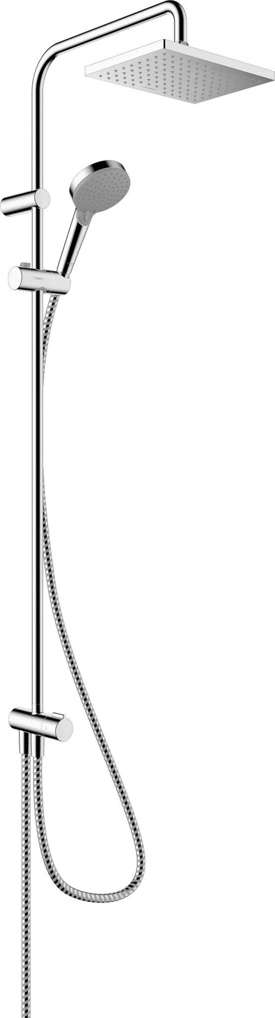 Showerpipe 230 1jet Vernis Shape Reno chrom Showerpipe 230 1jet Vernis Shape Reno chrom