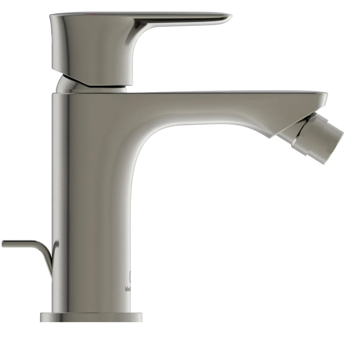 Bidetarmatur Connect Air, Ausladung 114mm, mit Ablaufgarnitur, Brushed Gold Bidetarmatur Connect Air, Ausladung 114mm, mit Ablaufgarnitur, Brushed Gold