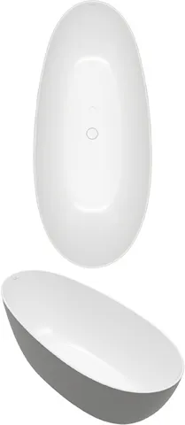 Villeroy & Boch Badewanne „Antao“ freistehend oval 170 × 75 cm in Stone White / Colour On Demand Villeroy & Boch Badewanne „Antao“ freistehend oval 170 × 75 cm in Stone White / Colour On Demand