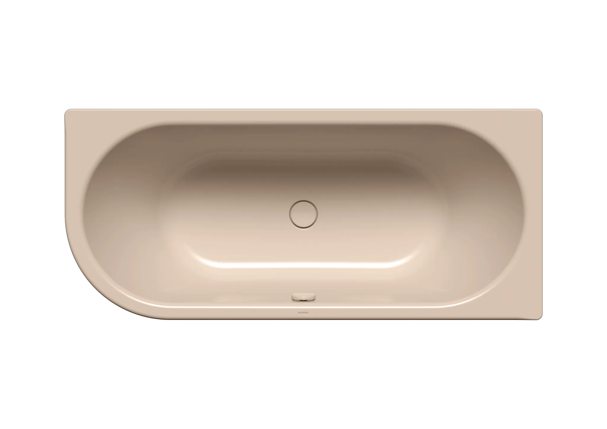 Kaldewei CENTRO DUO 1 LINKS Badewanne, oval, 1700x750 mm, bahamabeige, 460 mm Tiefe