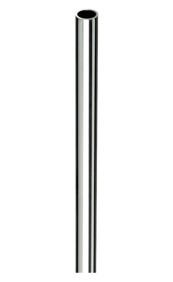 Kupferrohr Ø 10 mm, Beiderseits glatt, 300 mm, chrom