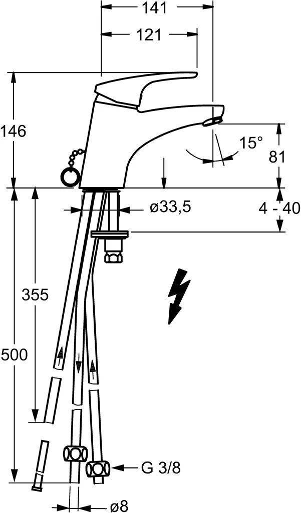 HansaMIX Waschtischarmatur Hansamix neu Einhebelmischer Chrom DN15 HansaMIX Waschtischarmatur Hansamix neu Einhebelmischer Chrom DN15