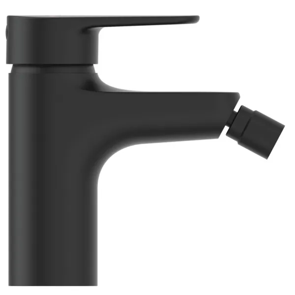 Ideal Standard Bidetarmatur Alu+ Ausladung 115mm BlueStart mit Ablaufgarnitur Silk Black