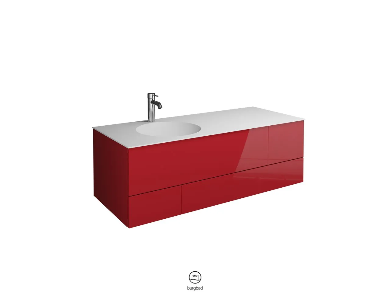 burgbad Coco HGL Waschtischset SFHR120 Mineralguss burgbad Coco HGL Waschtischset SFHR120 Mineralguss