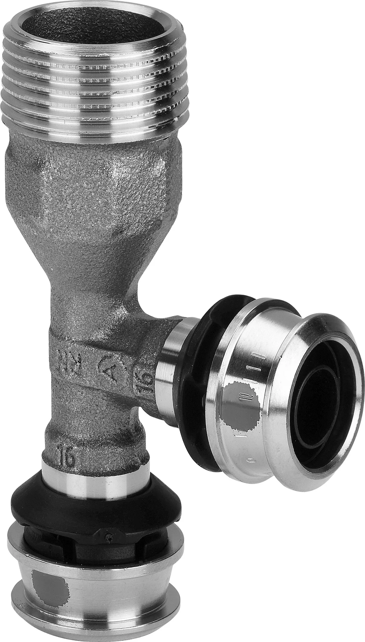 Viega „Raxofix“ T-Stück mit 2 Muffen und Außengewinde 3/4″ × 20 mm × 20 mm Viega „Raxofix“ T-Stück mit 2 Muffen und Außengewinde 3/4″ × 20 mm × 20 mm