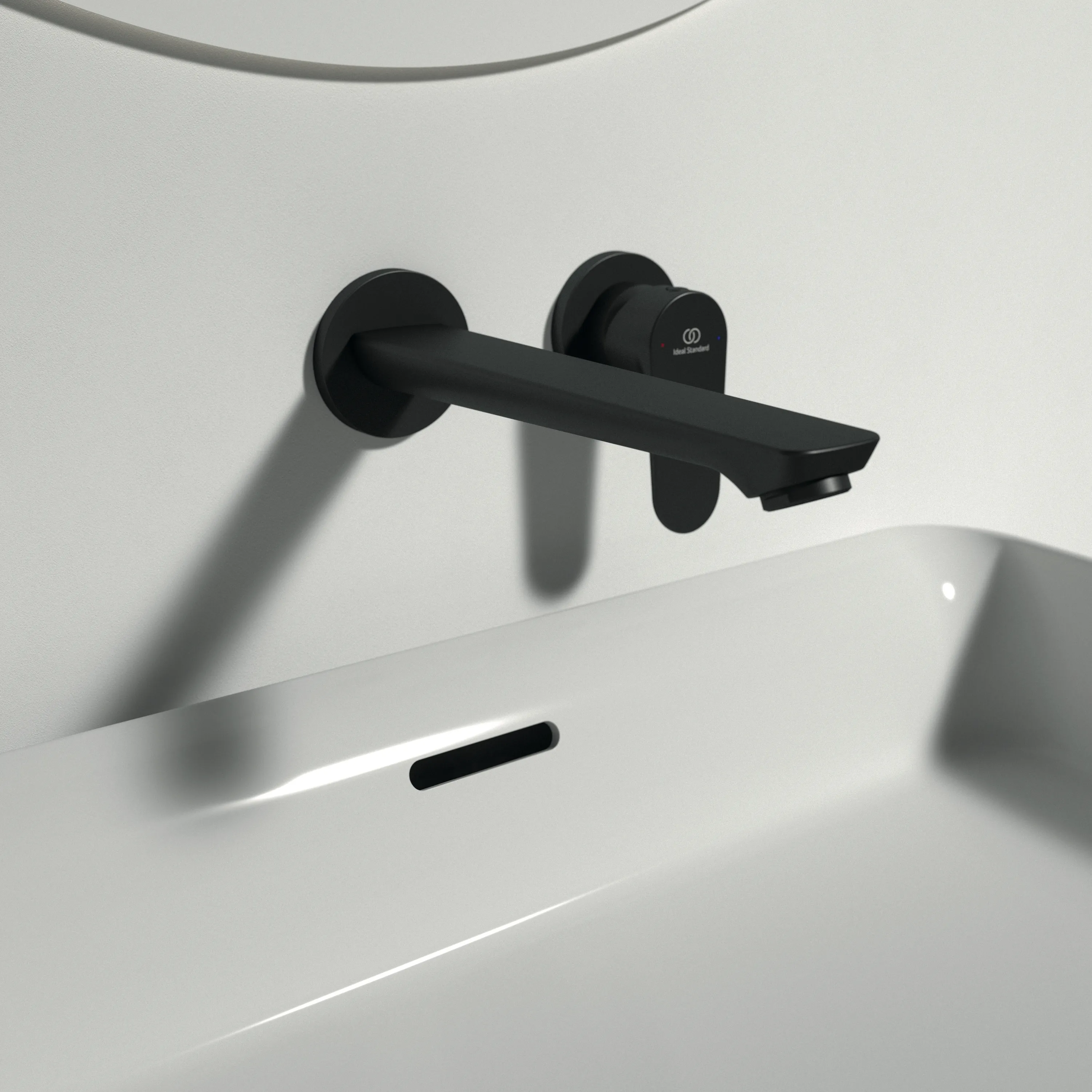 Wand-Waschtischarmatur Cerafine O Ausladung 224mm Chrom Wand-Waschtischarmatur Cerafine O Ausladung 224mm Chrom