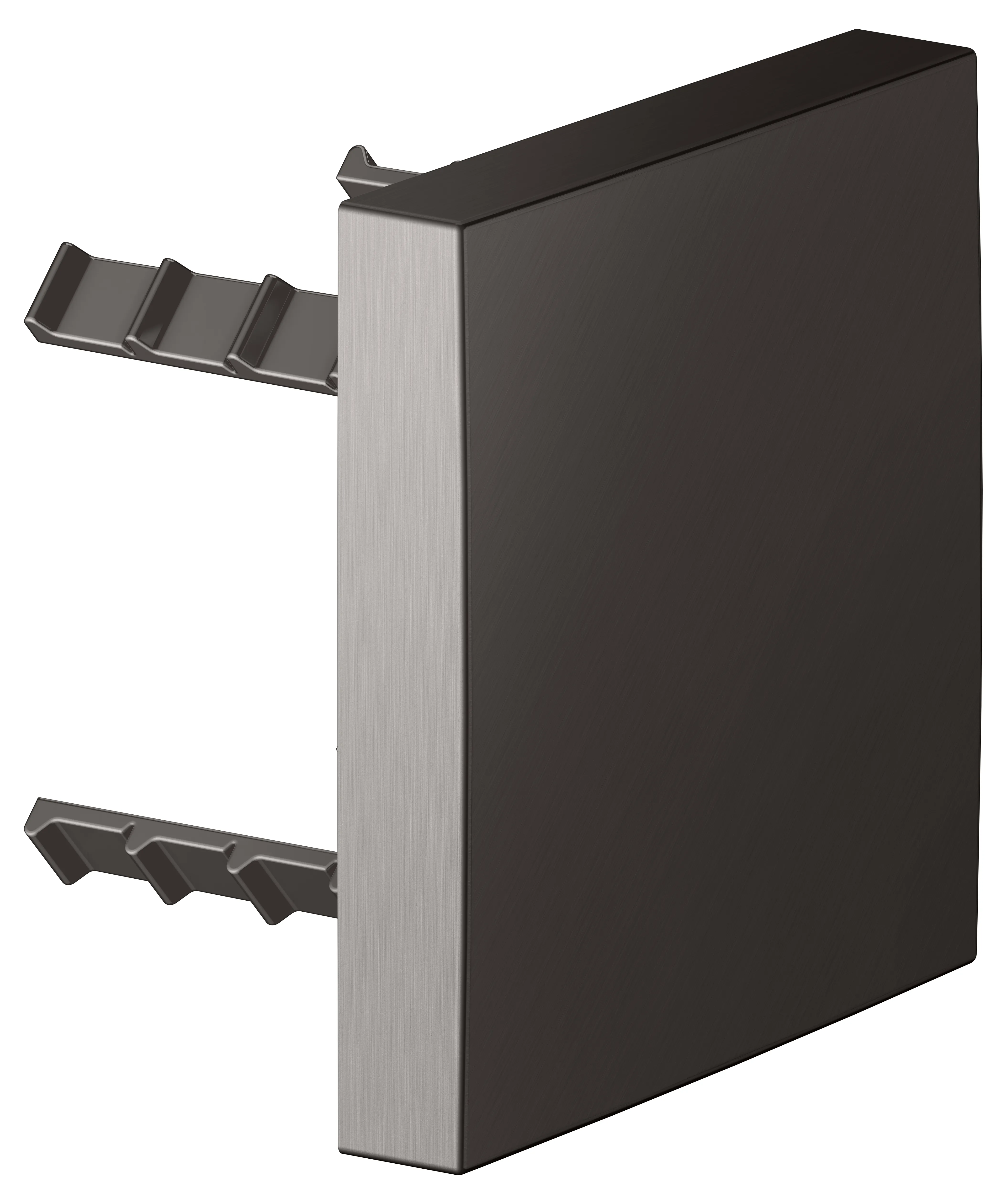 Brausen und Brausezubehör Abdeckblende 90 x 90 mm Titanschwarz gebürstet Brausen und Brausezubehör Abdeckblende 90 x 90 mm Titanschwarz gebürstet