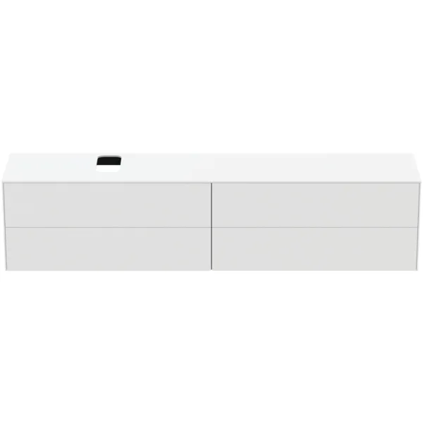 Ideal Standard Waschtischunterschrank „Conca“ 238,7 × 55 × 50,5 cm Weiß matt lackiert Ideal Standard Waschtischunterschrank „Conca“ 238,7 × 55 × 50,5 cm Weiß matt lackiert
