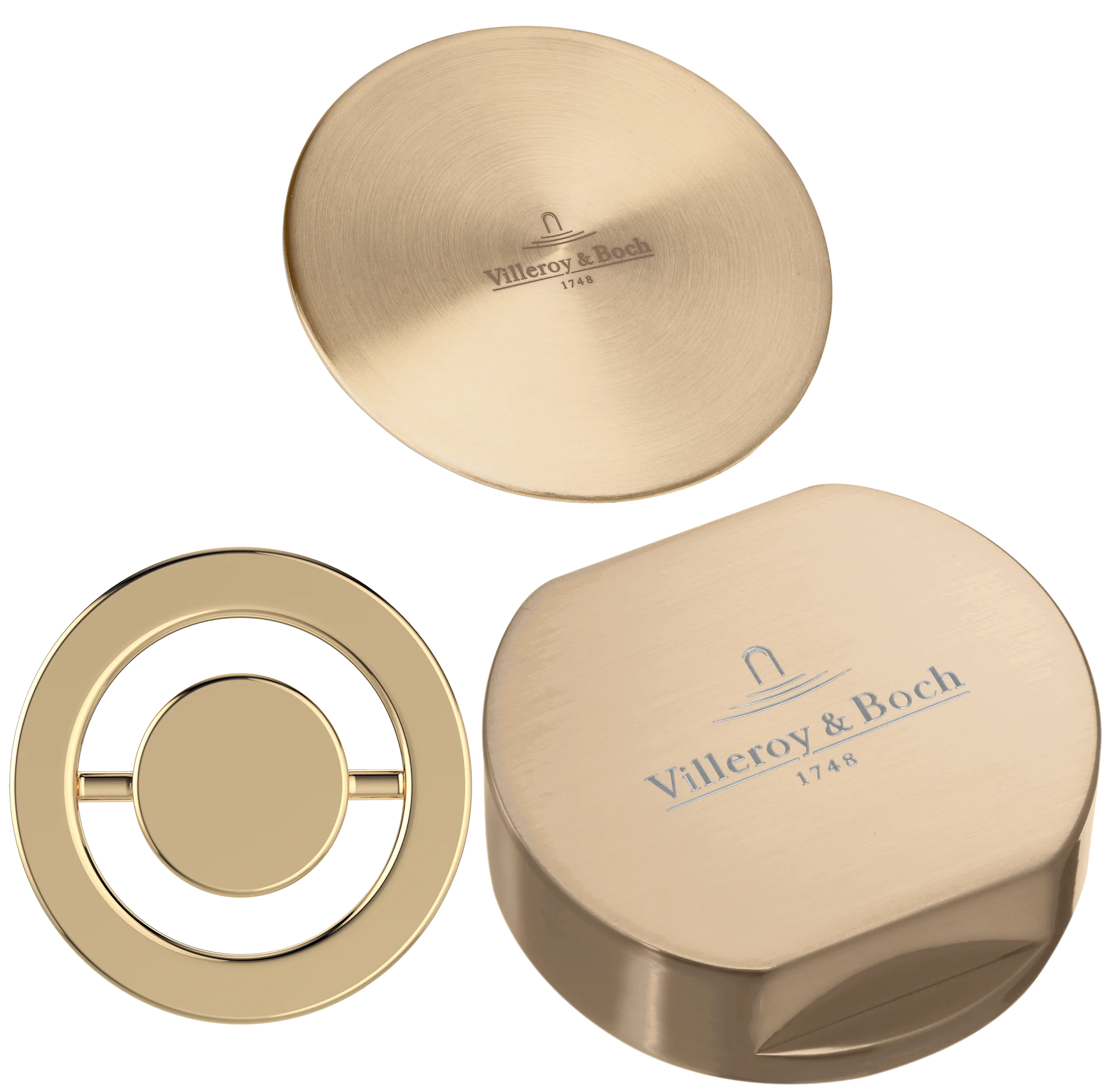 Villeroy & Boch Zubehörset Zubehör 962420, 122x99mm, Edelstahl, Gold