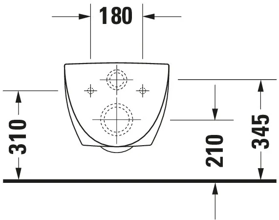 Wand-Tiefspül-WC „Architec“ 36,5 × 31 × 57,5 cm in Weiß Hochglanz, mit Spülrand Wand-Tiefspül-WC „Architec“ 36,5 × 31 × 57,5 cm in Weiß Hochglanz, mit Spülrand