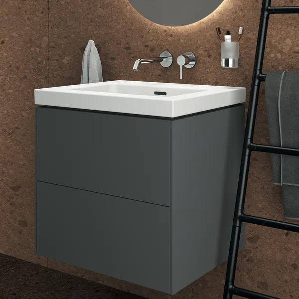 Zahnputzbecher Conca, rund, Brushed Gold Zahnputzbecher Conca, rund, Brushed Gold