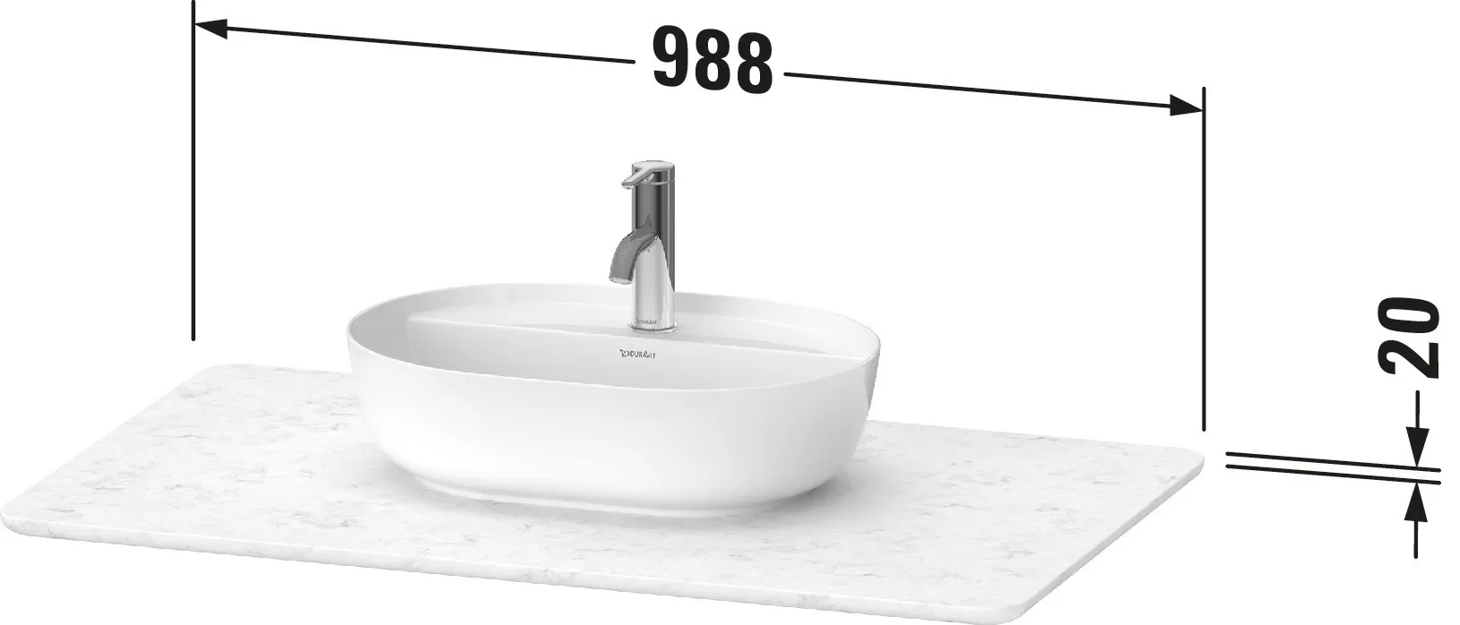 Duravit Konsole „Luv“