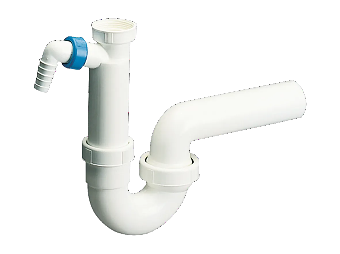 Röhren-Siphon 100/1 SLRS, m. Rückflusssperre, 1 1/2″ x DN 50