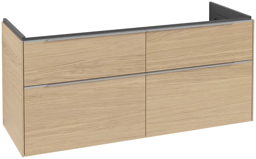 Villeroy & Boch Subway 3.0 Waschbeckenunterschrank C568L0, 1272 x 576 x 478 mm, mit Beleuchtung