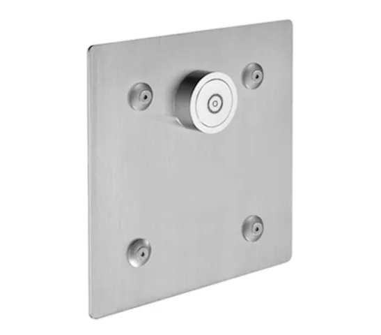Unterputz-Dusche LINUS Basic D-C-V, Vorgemischtes Wasser, Frontplatte, IP65 (CVD-Touch-Elektronik), Frontplatte Edelstahl gebürstet